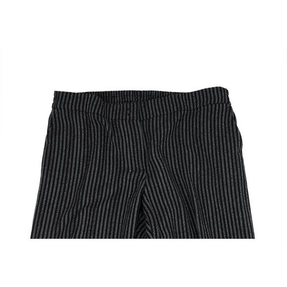 Akris Punto Womens Striped Pants Size US 8 IT 44 Grey Wool Viscose Trousers - Picture 4 of 11